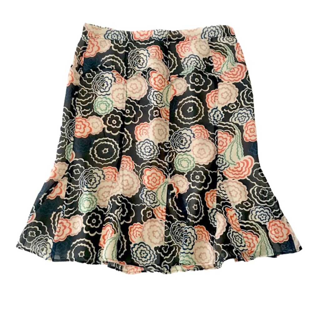 ✧ Marc Jacobs silk floral skirt